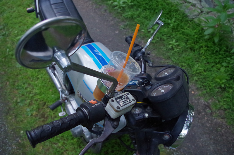 Illustration for article titled I Put A Cupholder On My Motorcycle And I Regret Nothing